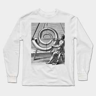 The wind instrument player. A giant tuba Long Sleeve T-Shirt